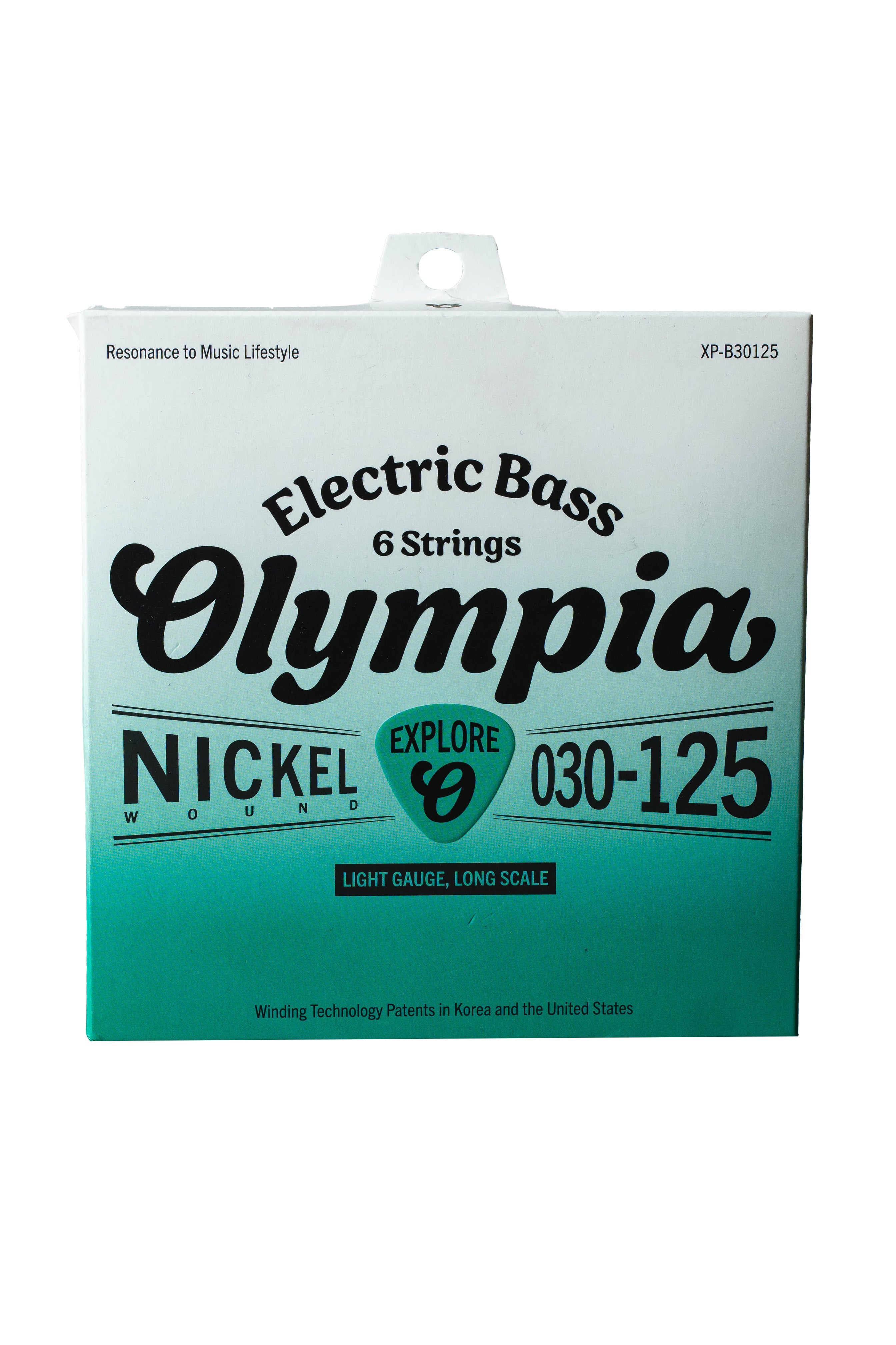 CUERDAS DE NIKEL PARA BAJO ELECTRICO DE 6 CUERDAS, 030-125